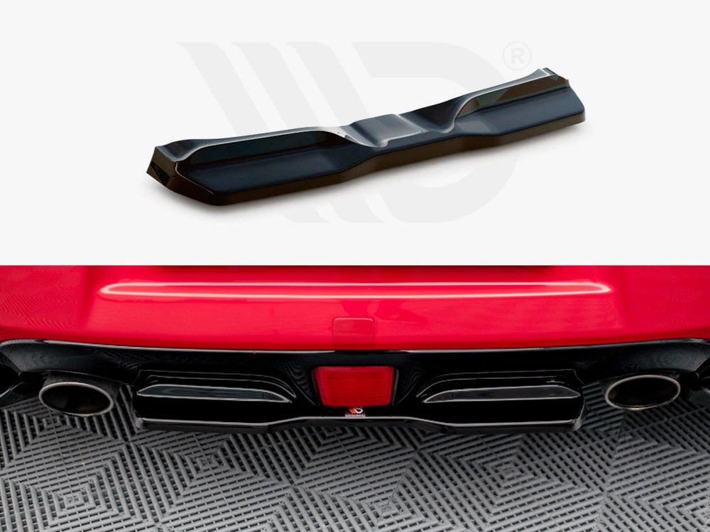 Central Rear Splitter V.2 Nissan 370Z 2009-2020 Maxton Design