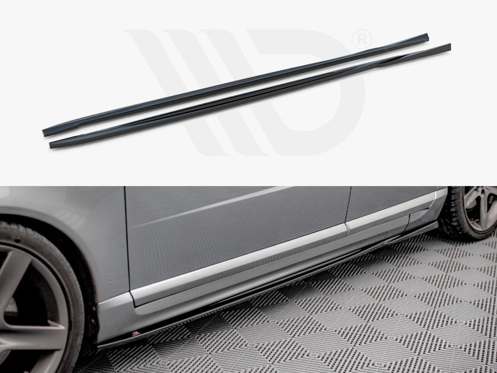 Side Skirts Diffusers Volvo V70 MK3 2007-2013 Maxton Design