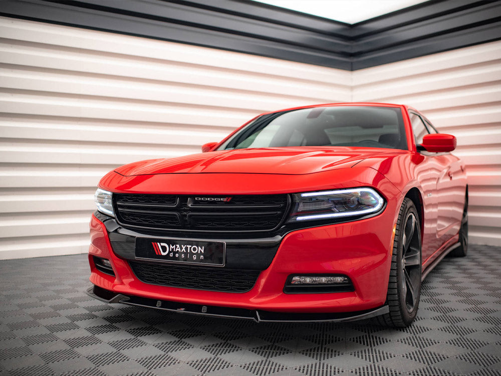 Front Splitter V.1 Dodge Charger RT MK7 Facelift 2014- Maxton Design