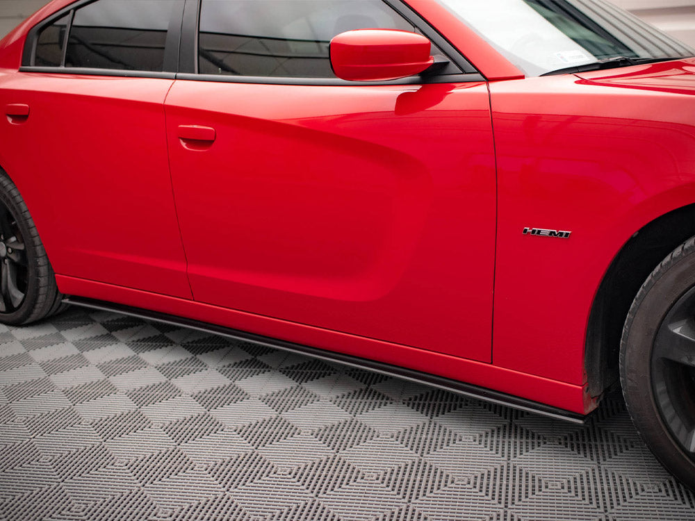 Street PRO Side Skirts Diffusers Dodge Charger RT MK7 Facelift 2014- Maxton Design