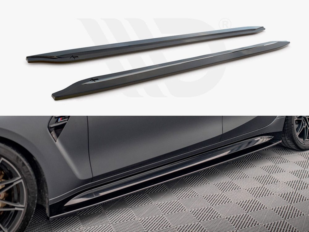 Side Skirts Diffusers V.1 Bmw M3 G80 2021- Maxton Design