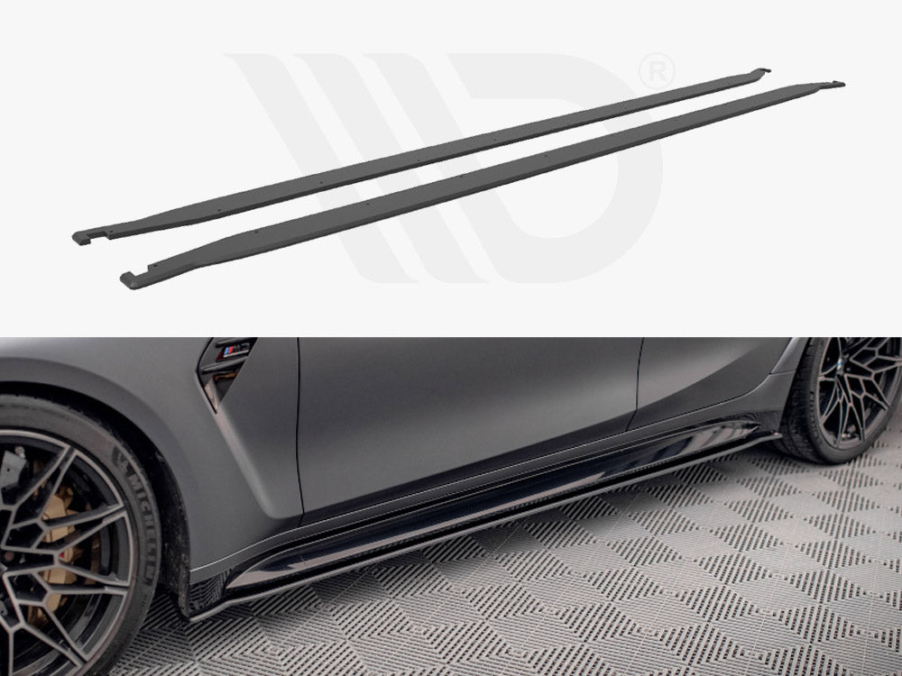 Street PRO Side Skirts Diffusers Bmw M3 G80 2021- Maxton Design