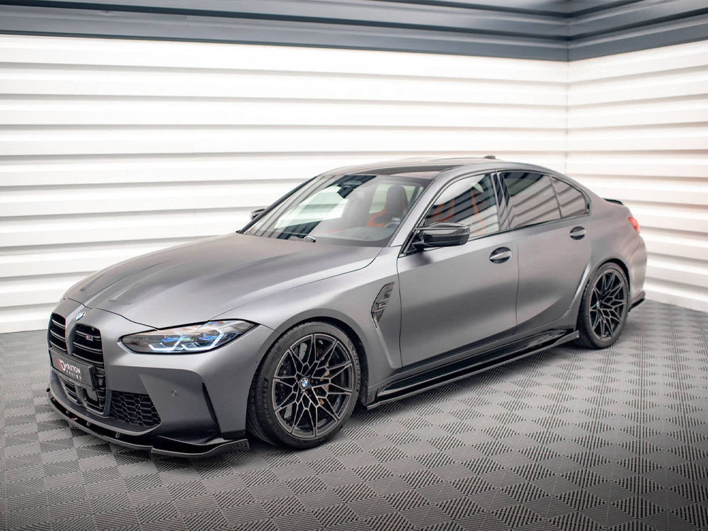 Side Skirts Diffusers V.2 Bmw M3 G80 2021- Maxton Design