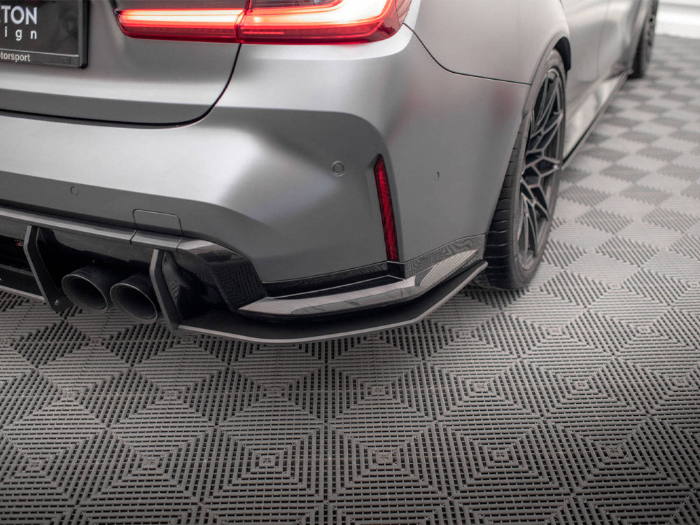 Street PRO Rear Side Splitters Bmw M3 G80 2021- Maxton Design