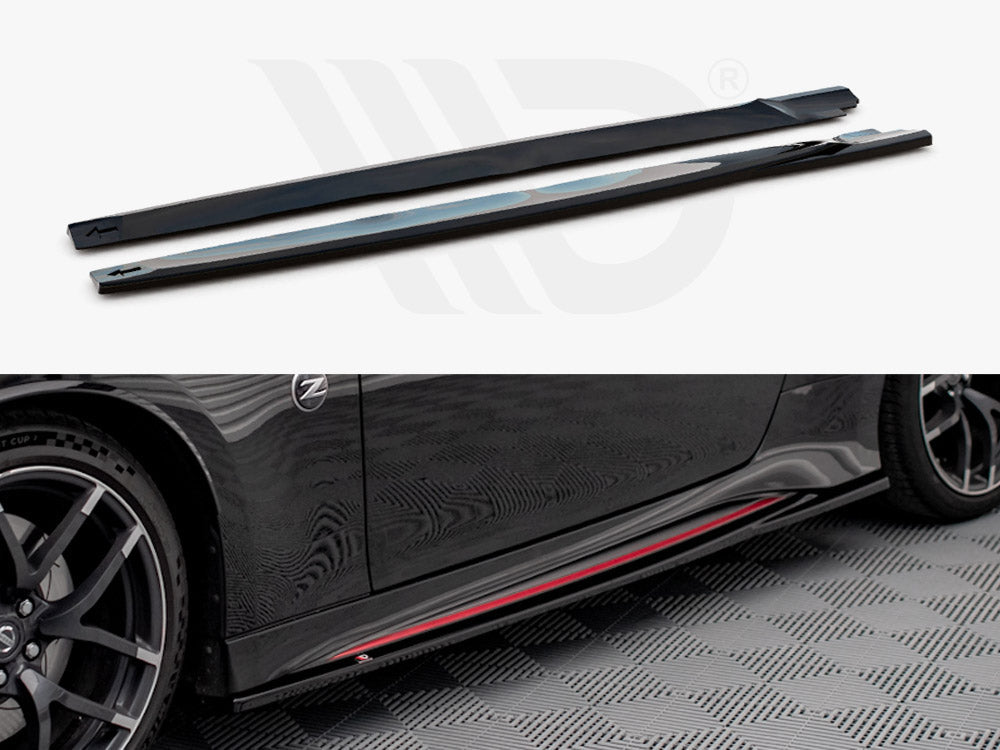 Side Skirts Diffusers V.2 Nissan 370Z Nismo Facelift 2014-2020 Maxton Design