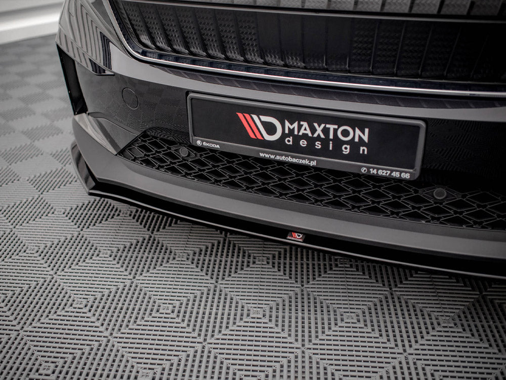 Front Splitter V.1 Skoda Enyaq IV 2020- Maxton Design