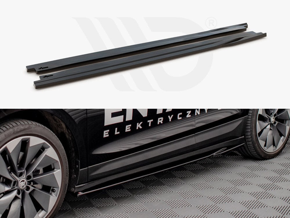 Side Skirts Diffusers Skoda Enyaq IV 2020- Maxton Design