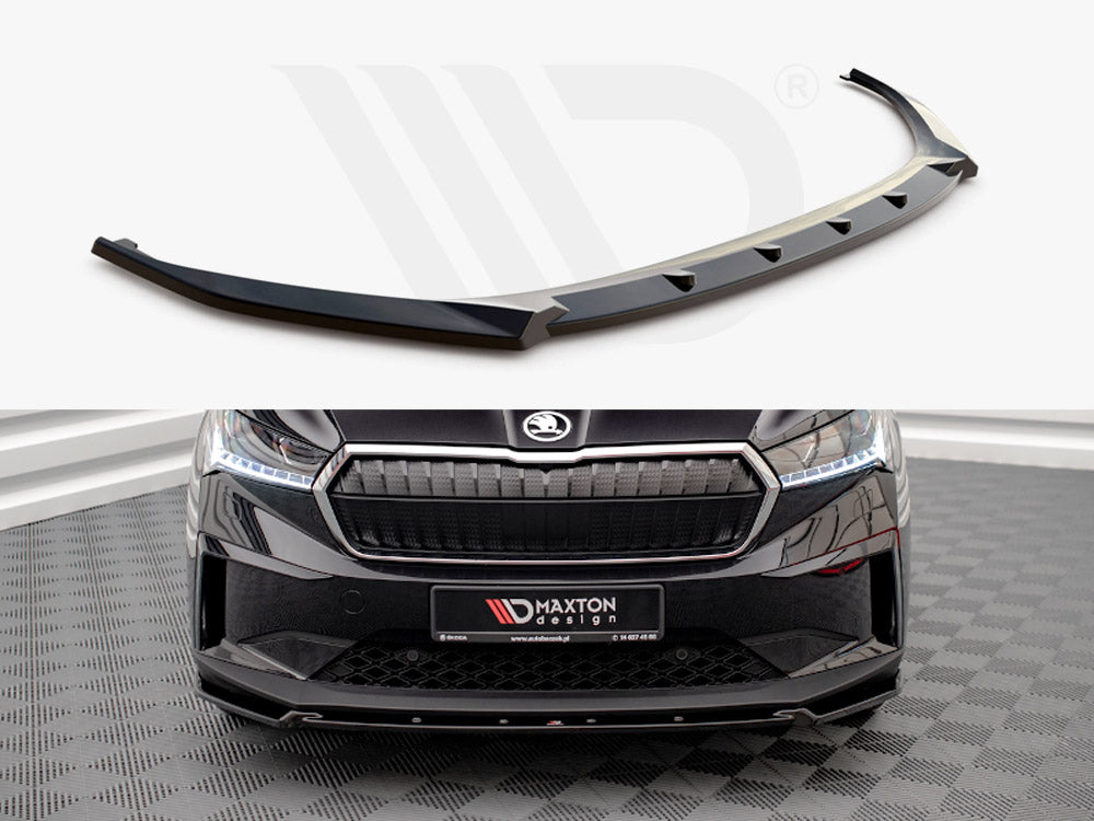 Front Splitter V.2 Skoda Enyaq IV 2020- Maxton Design