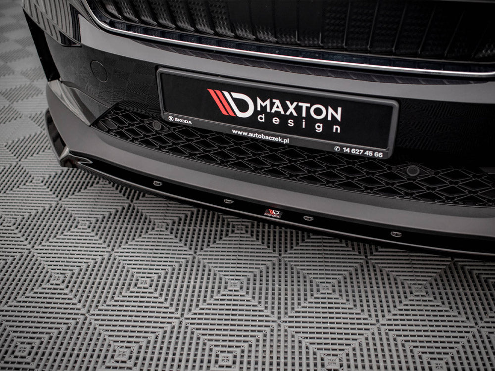 Front Splitter V.2 Skoda Enyaq IV 2020- Maxton Design