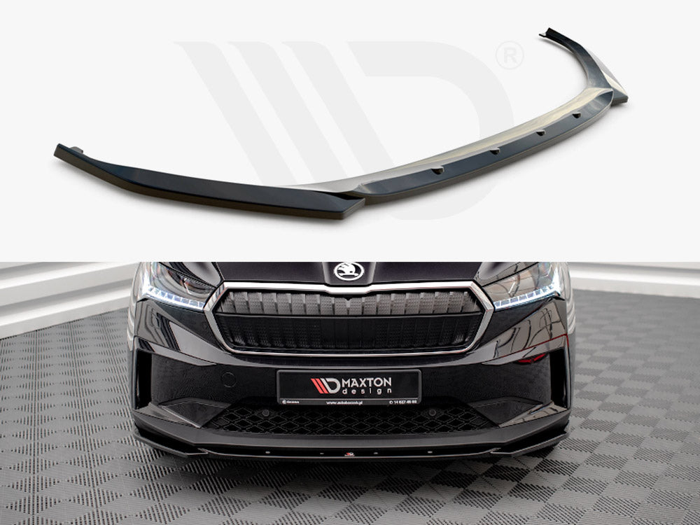 Front Splitter V.3 Skoda Enyaq IV 2020- Maxton Design