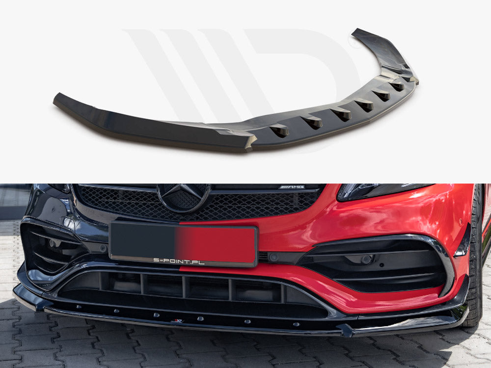 Front Splitter V.1 Mercedes A45 AERO W176 Facelift 2015-2018 Maxton Design