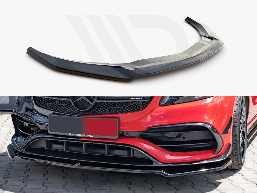 Front Splitter V.2 Mercedes A45 AERO W176 Facelift 2015-2018 Maxton Design