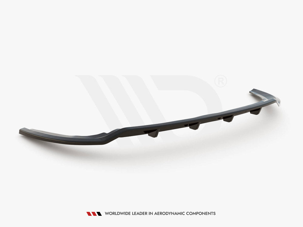 Central Rear Splitter (Vertical Bars) Ford C-Max Mk2 2010-2014 Maxton Design