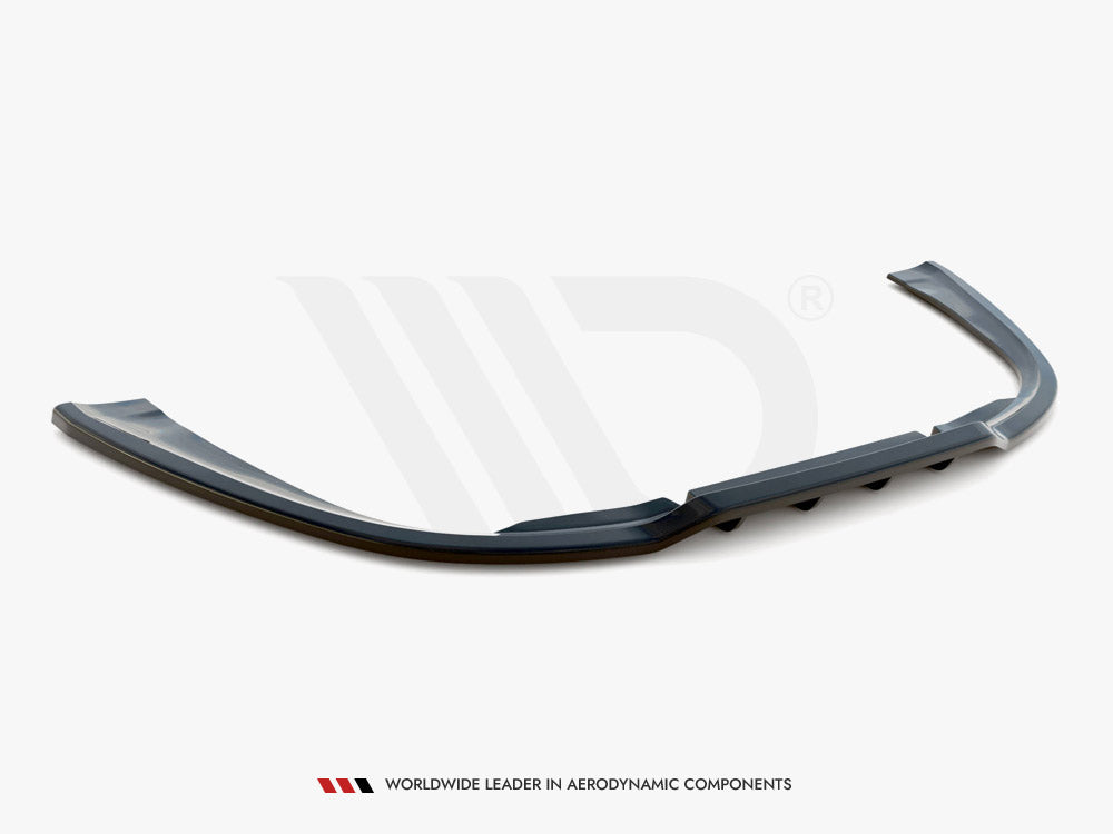 Central Rear Splitter (Vertical Bars) Porsche 911 Carrera 4S 992 2019- Maxton Design