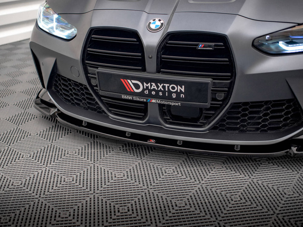 Front Splitter V.3 Bmw M4 G82 / M3 G80 2021- Maxton Design