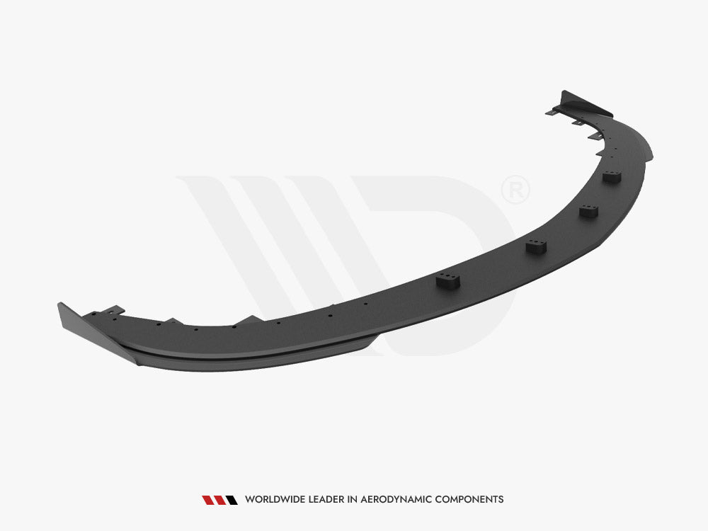 Street PRO Front Splitter V.1 (+flaps) Mazda 3 MPS MK1 2006-2008 Maxton Design