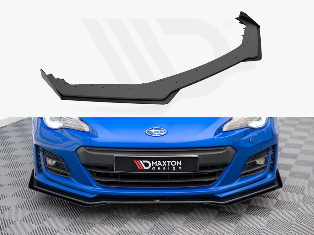 Street PRO Front Splitter V.1 (+flaps) Subaru BRZ MK1 Facelift 2017-2020 Maxton Design