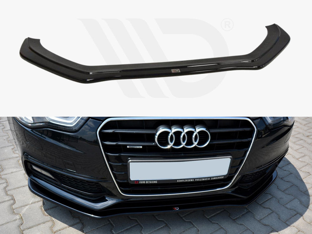 Front Splitter V.2 Audi S5 / A5 S-line 8T Facelift 2011-2016 Maxton Design