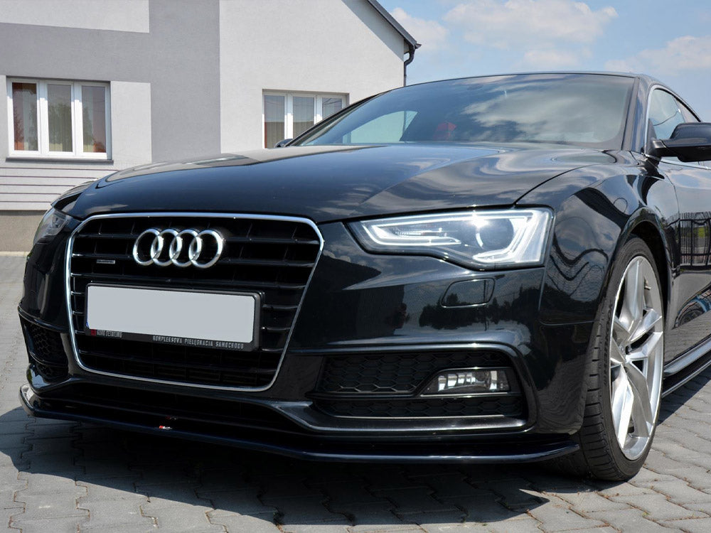 Front Splitter V.2 Audi S5 / A5 S-line 8T Facelift 2011-2016 Maxton Design