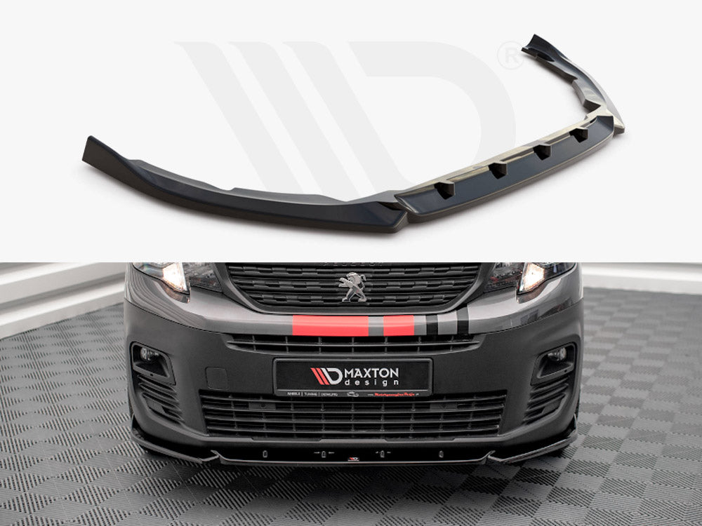 Front Splitter Peugeot Partner MK3 2018- Maxton Design