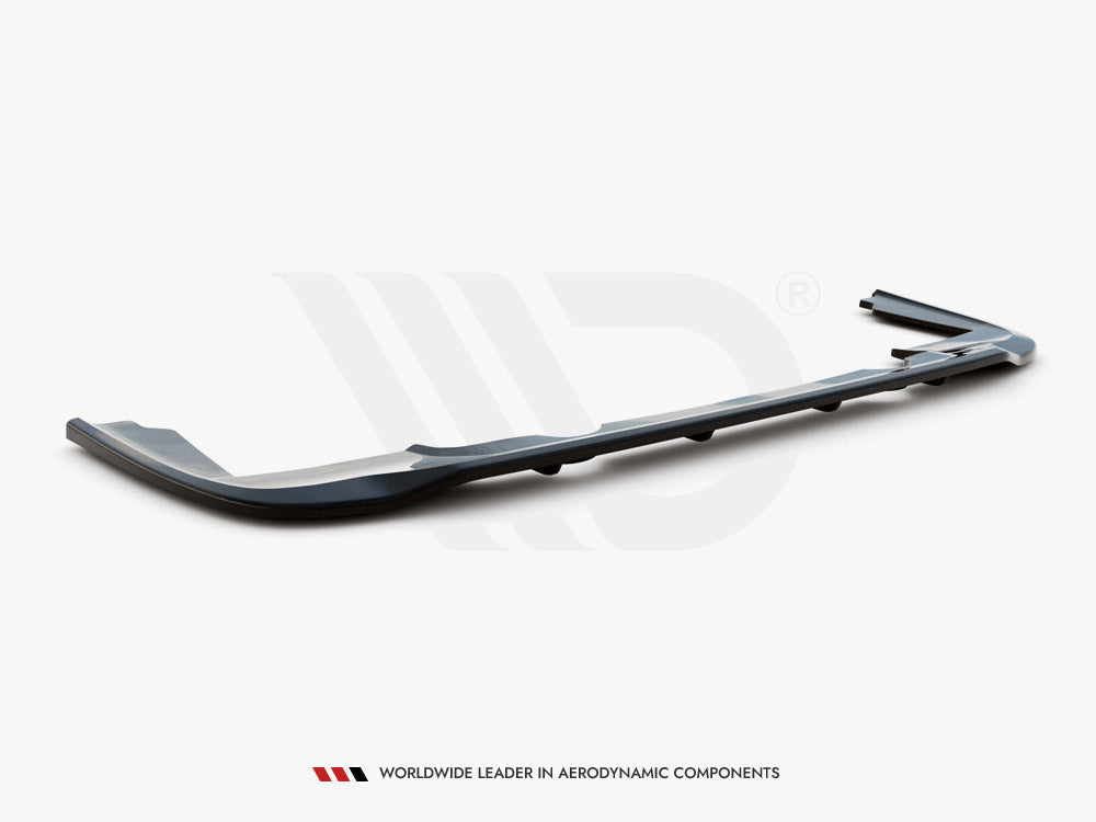 Central Rear Splitter (Vertical Bars) Peugeot Partner MK3 2018- Maxton Design