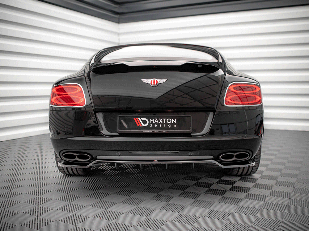 Central Rear Splitter (Vertical Bars) Bentley Continental GT V8 S Mk2 2014-2016 Maxton Design