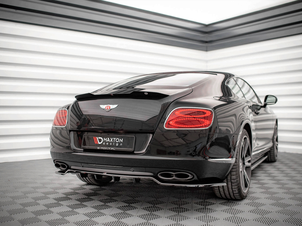 Central Rear Splitter (Vertical Bars) Bentley Continental GT V8 S Mk2 2014-2016 Maxton Design