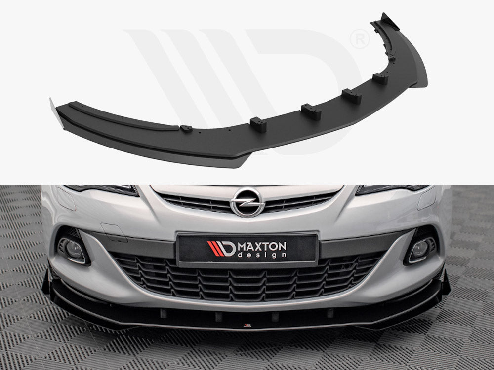 Street PRO Front Splitter V.1 (+flaps) Opel Astra GTC Opc-line J 2011-2018 Maxton Design