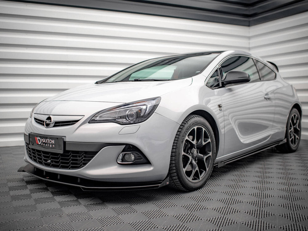 Street PRO Front Splitter V.1 (+flaps) Opel Astra GTC Opc-line J 2011-2018 Maxton Design