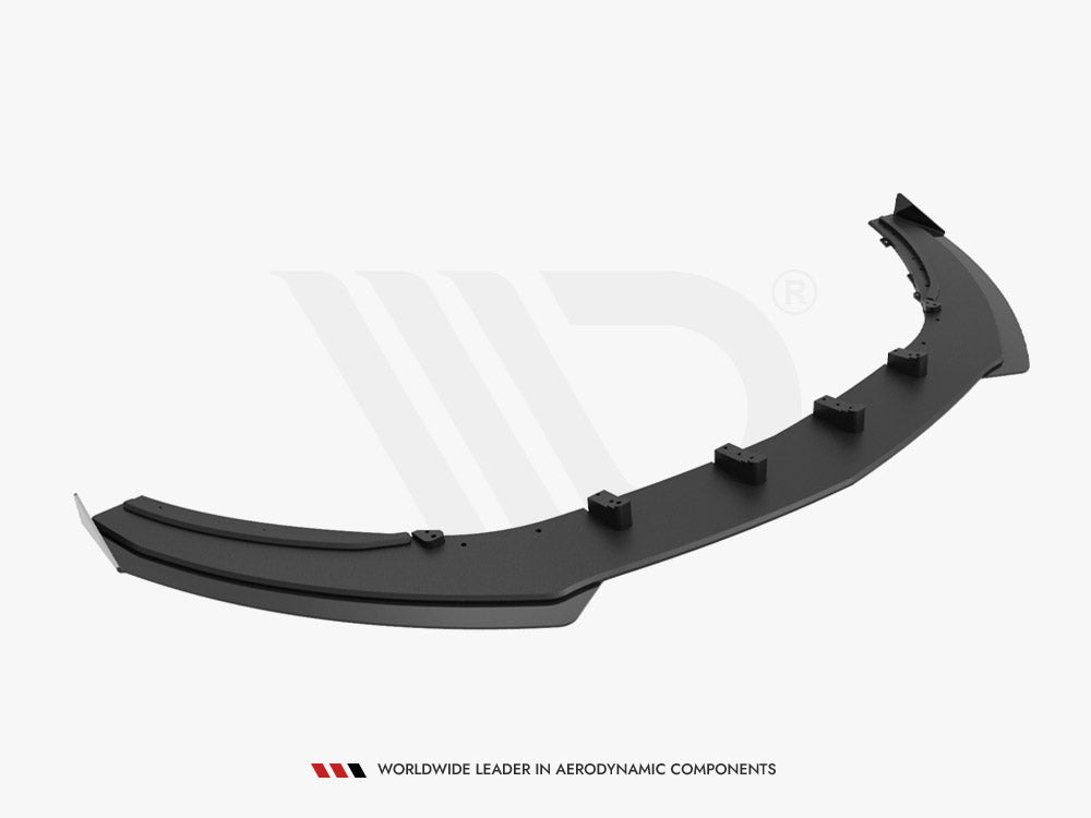 Street PRO Front Splitter V.1 (+flaps) Opel Astra GTC Opc-line J 2011-2018 Maxton Design