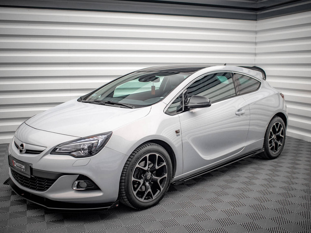 Street PRO Side Skirts Diffusers (+flaps) Opel Astra GTC Opc-line J 2011-2018 Maxton Design