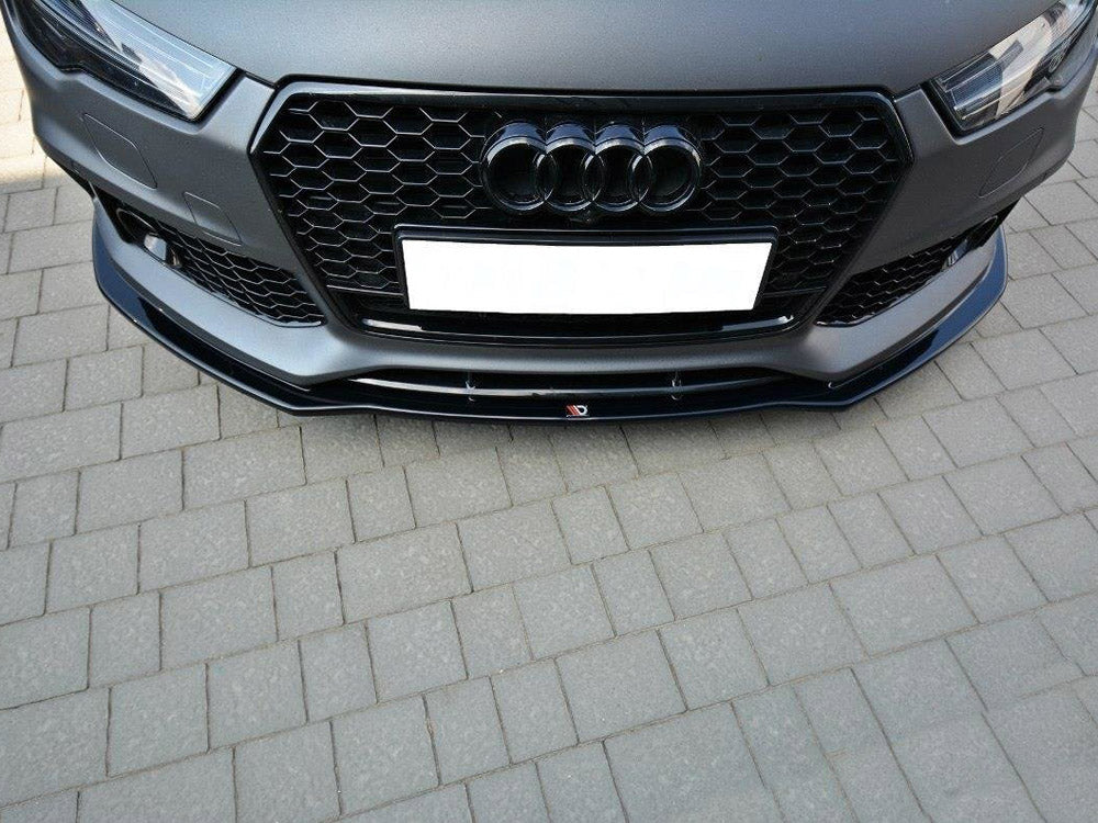 Front Splitter V.1 Audi RS7 C7 Facelift 2014-2017 Maxton Design