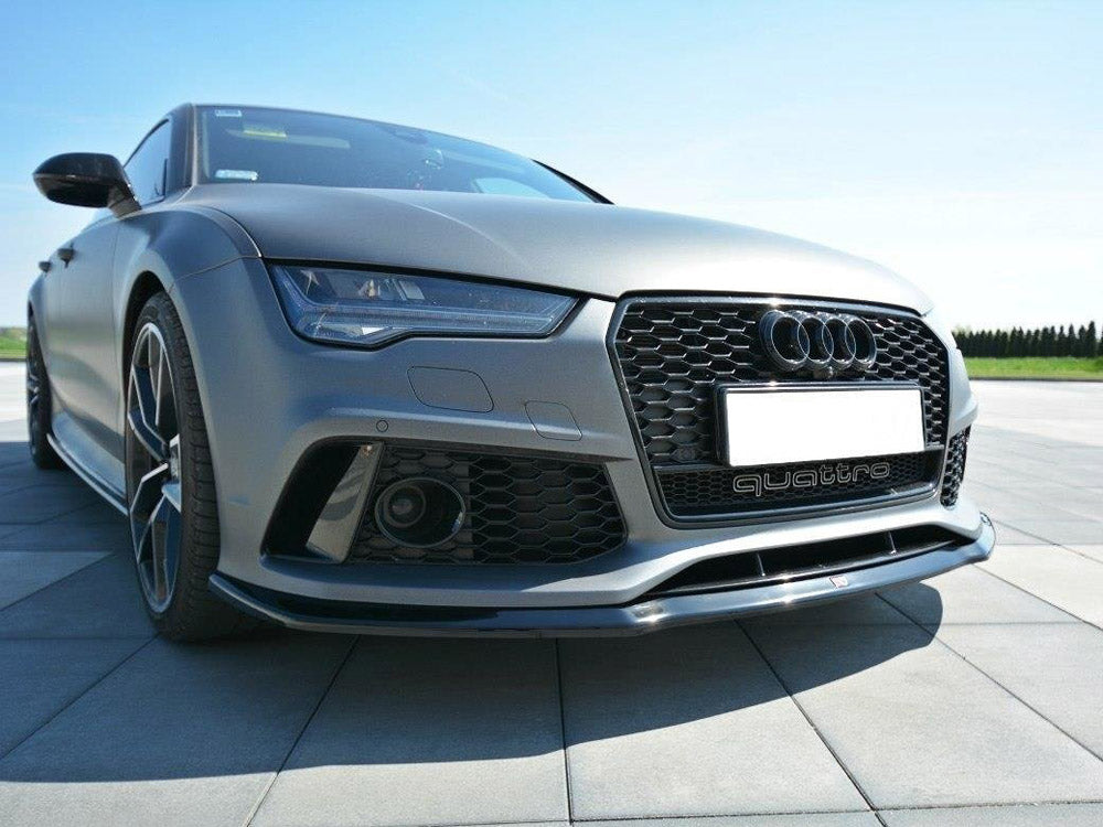 Front Splitter V.2 Audi RS7 C7 Facelift 2014-2017 Maxton Design