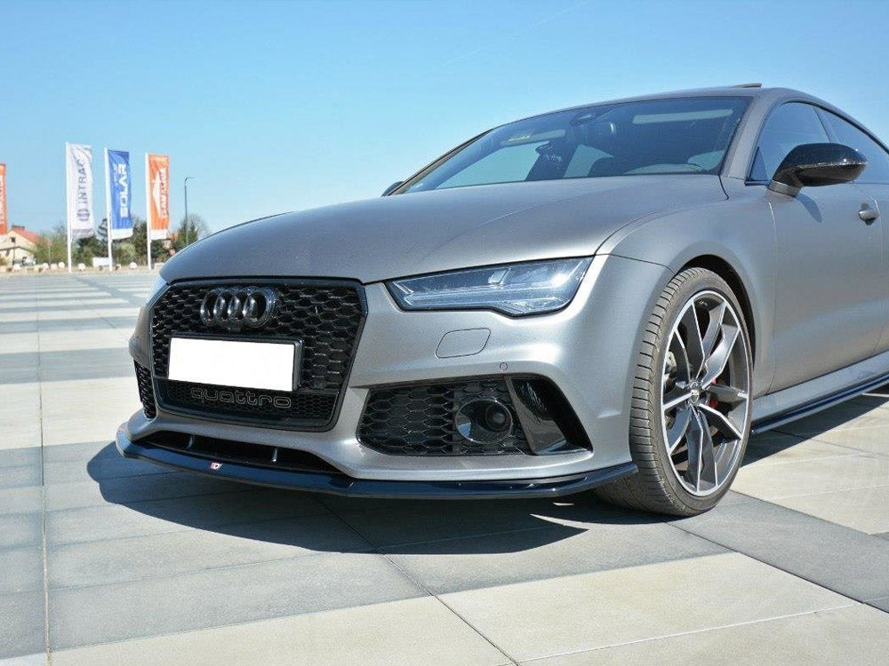 Front Splitter V.2 Audi RS7 C7 Facelift 2014-2017 Maxton Design