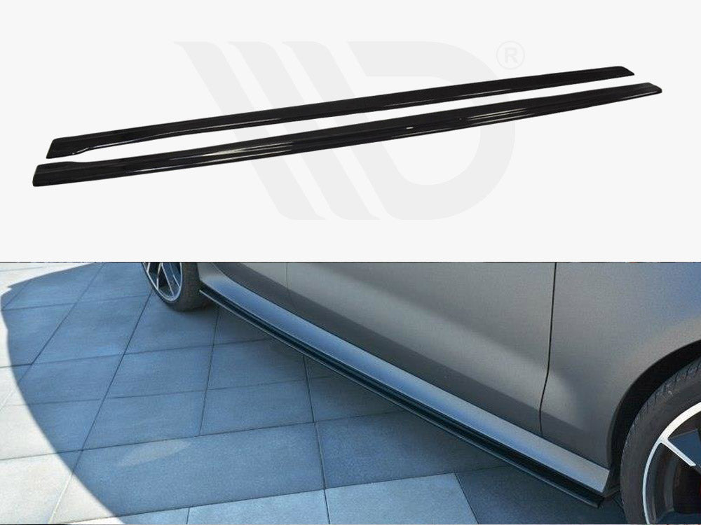 Side Skirts Diffusers Audi RS7 C7 Facelift 2014-2017 Maxton Design