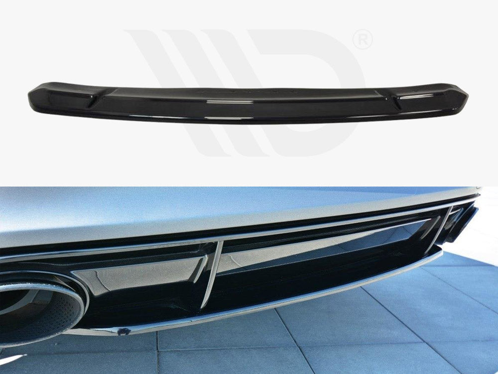 Central Rear Splitter Audi RS7 C7 Facelift 2014-2017 Maxton Design