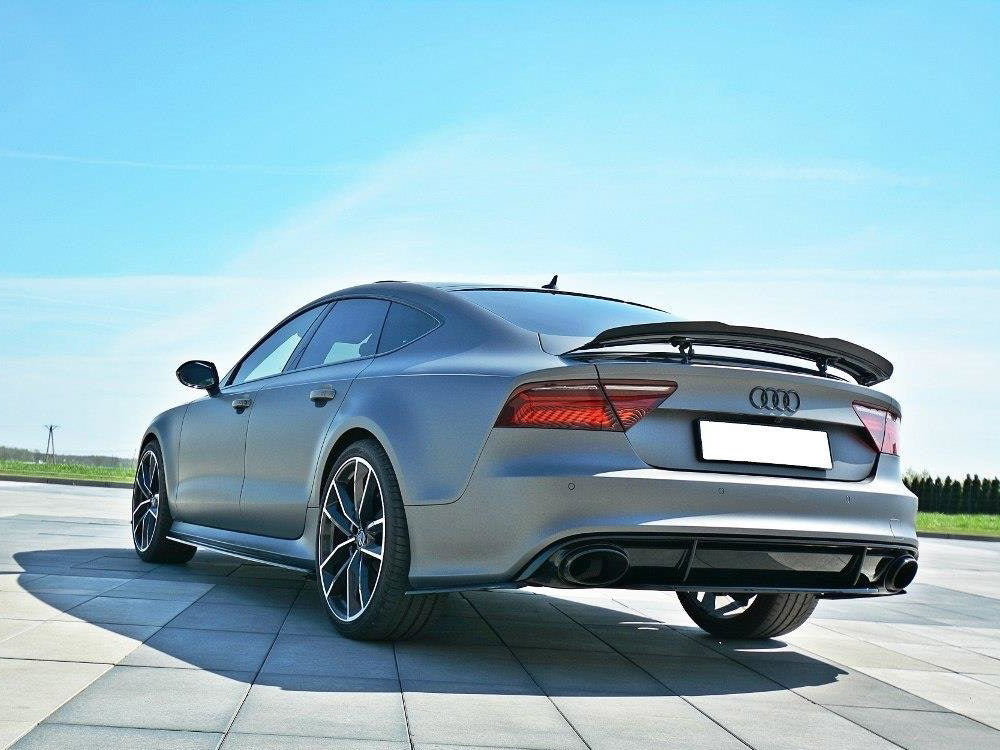 Central Rear Splitter Audi RS7 C7 Facelift 2014-2017 Maxton Design