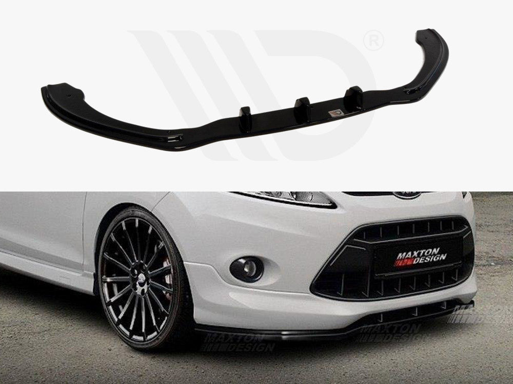 Front Splitter For Ford Fiesta MK7 (For St-line / Zetec S) Maxton Design