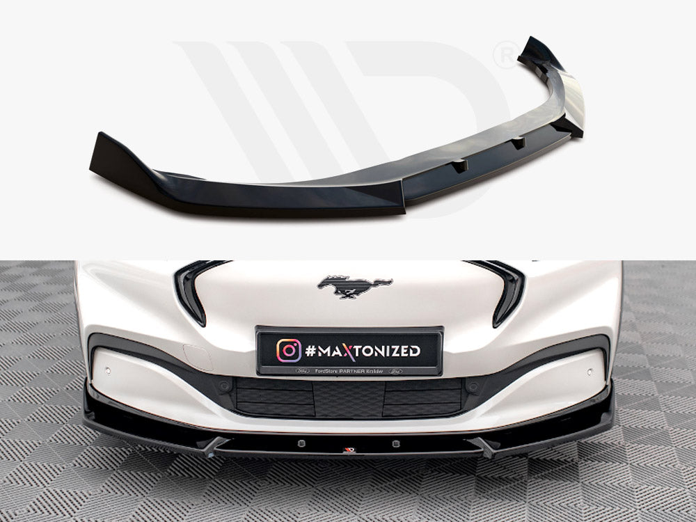 Front Splitter V.1 Ford Mustang Mach-e MK1 Maxton Design