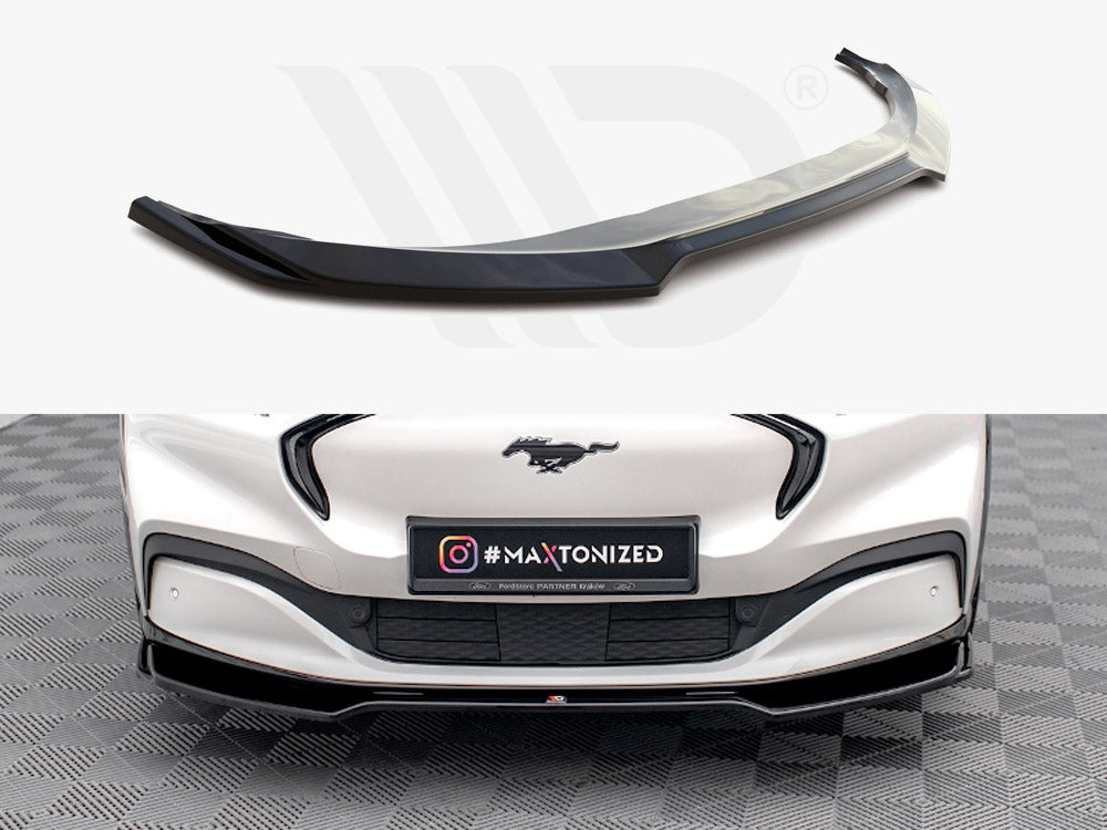 Front Splitter V.2 Ford Mustang Mach-e MK1 Maxton Design