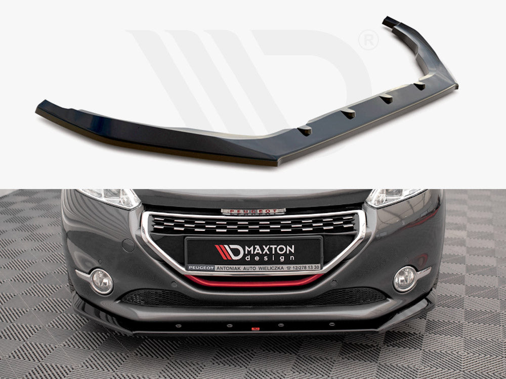 Front Splitter V.1 Peugeot 208 GTI MK1 Maxton Design