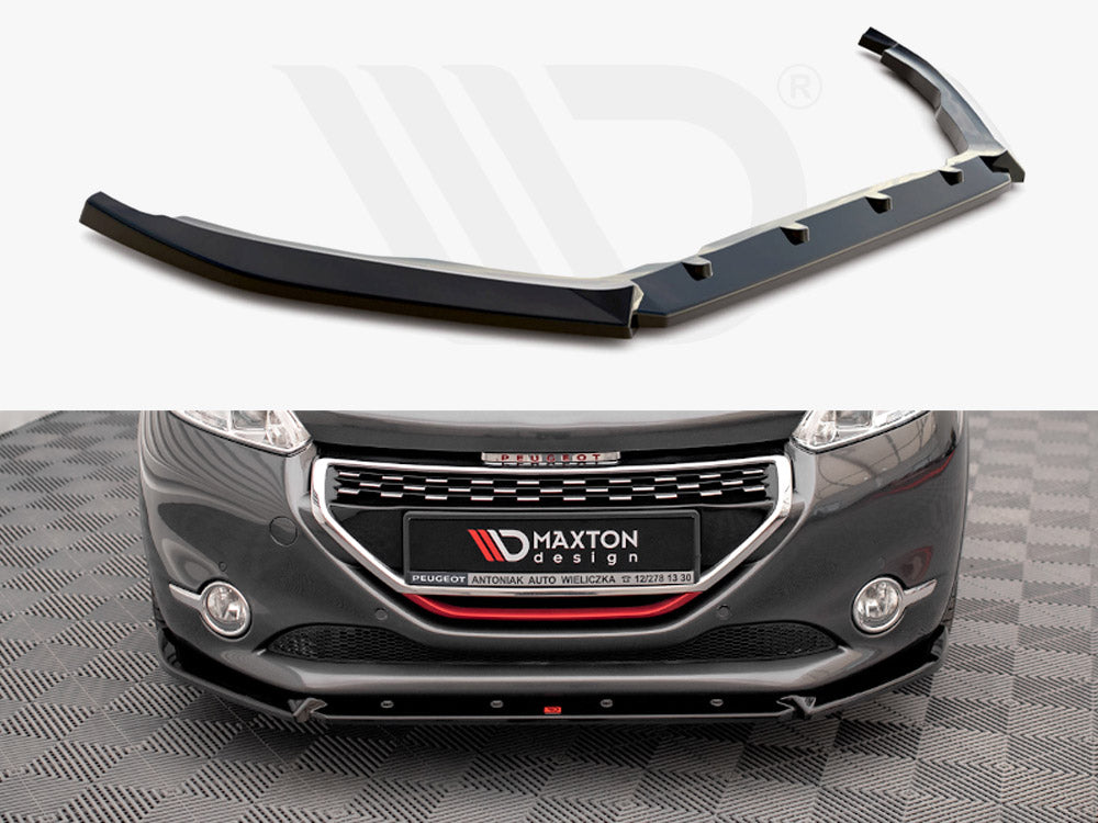 Front Splitter V.2 Peugeot 208 GTI MK1 Maxton Design