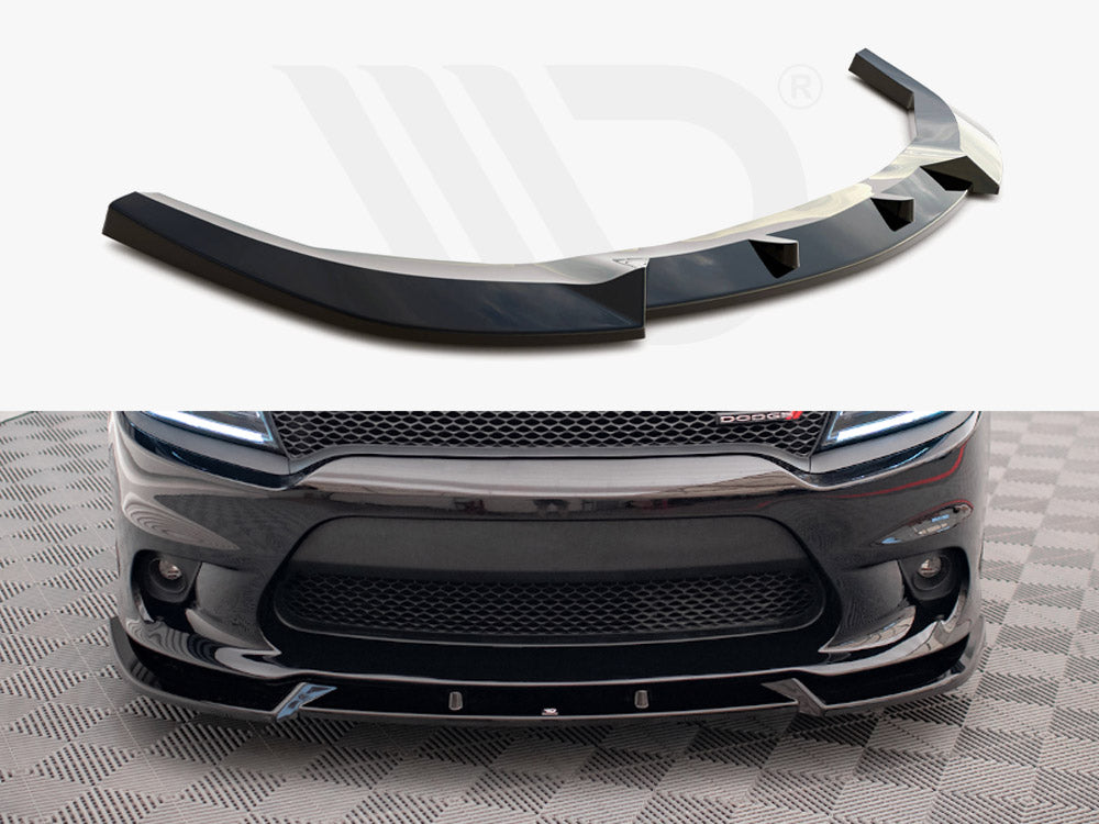 Front Splitter V.2 Dodge Charger SRT MK7 Facelift Maxton Design