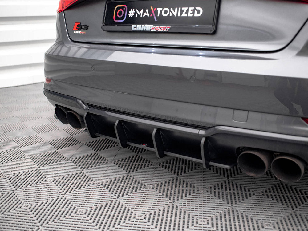 Street PRO Rear Diffuser Audi S3 Sportback 8V Facelift Maxton Design