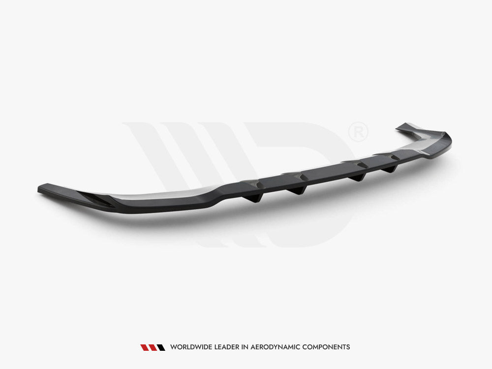 Central Rear Splitter (Vertical Bars) Mercedes GLE Coupe AMG Line C167 Maxton Design