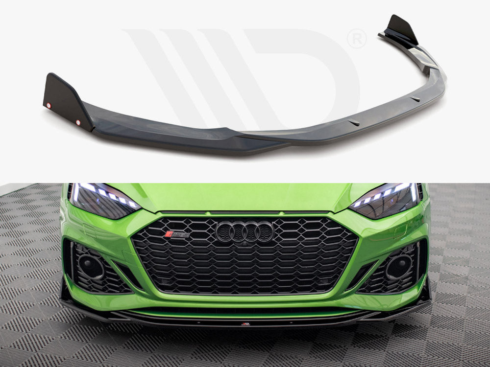 Front Splitter V.1 + Flaps Audi RS5 F5 Facelift Maxton Design