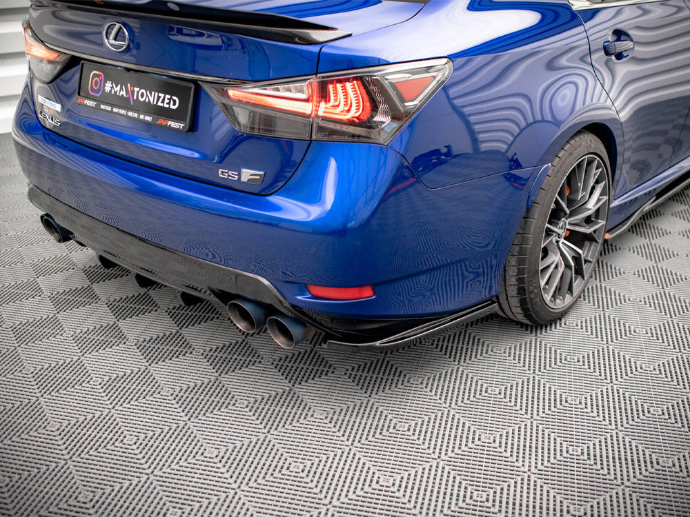 Rear Side Splitters Lexus GS F Mk4 Facelift Maxton Design