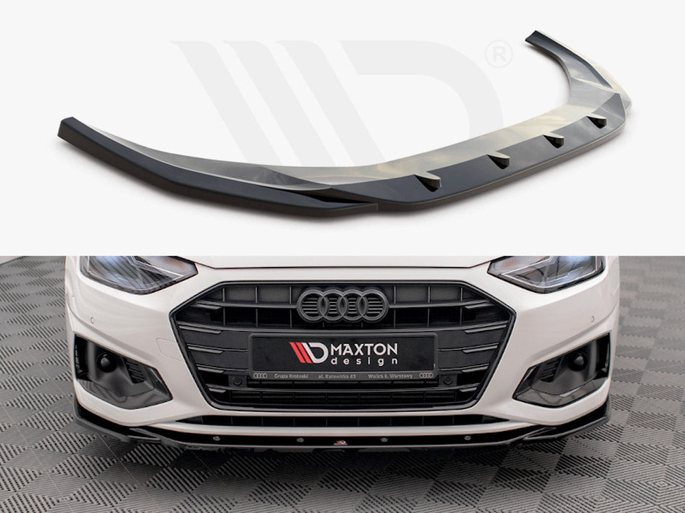 Front Splitter V.2 Audi A4 B9 Facelift Maxton Design