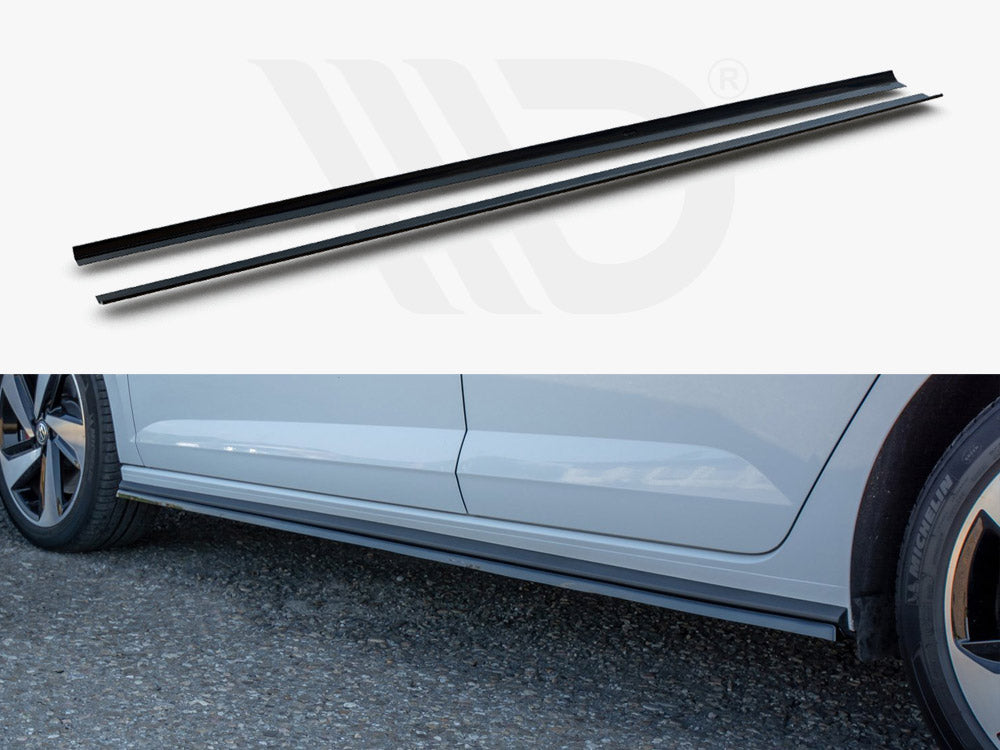 Side Skirts Diffusers VW Polo MK6 GTI 2017-2021 Maxton Design