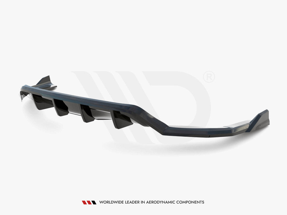 Central Rear Splitter (Vertical Bars) BMW X6 M Sport F16 Maxton Design